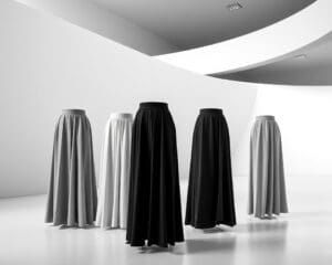 Balenciaga maxi-rokken: Voor een moderne, minimalistische stijl