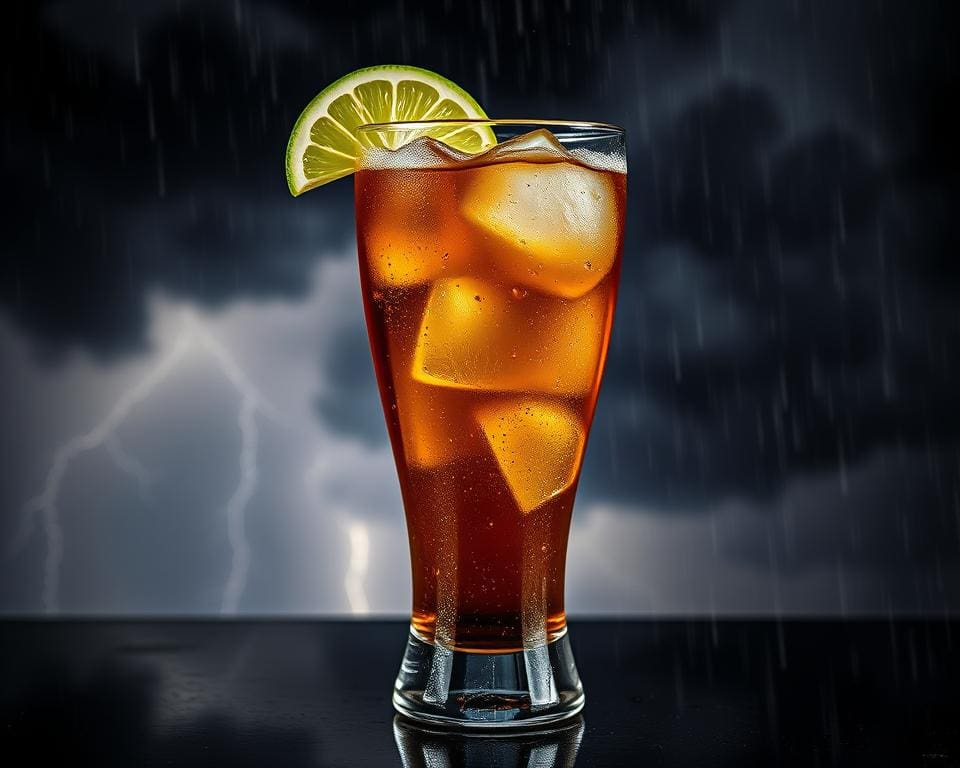 Dark & Stormy: Een klassieke cocktail met een twist