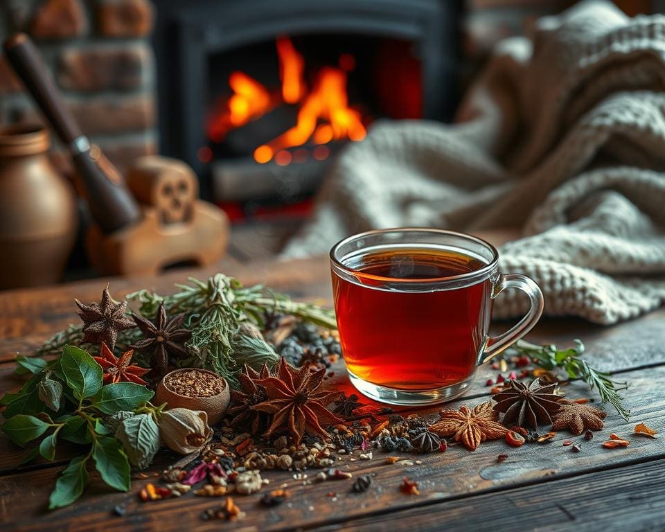 De voordelen van kruidenthee tijdens koude dagen