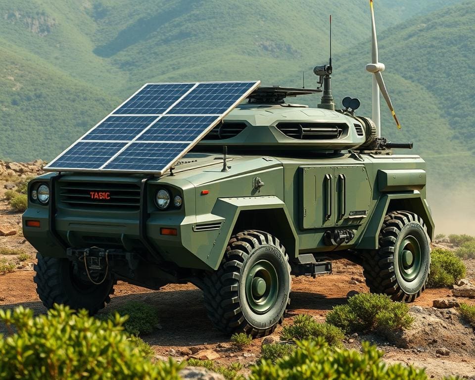 Energiebesparende oplossingen in militaire voertuigen