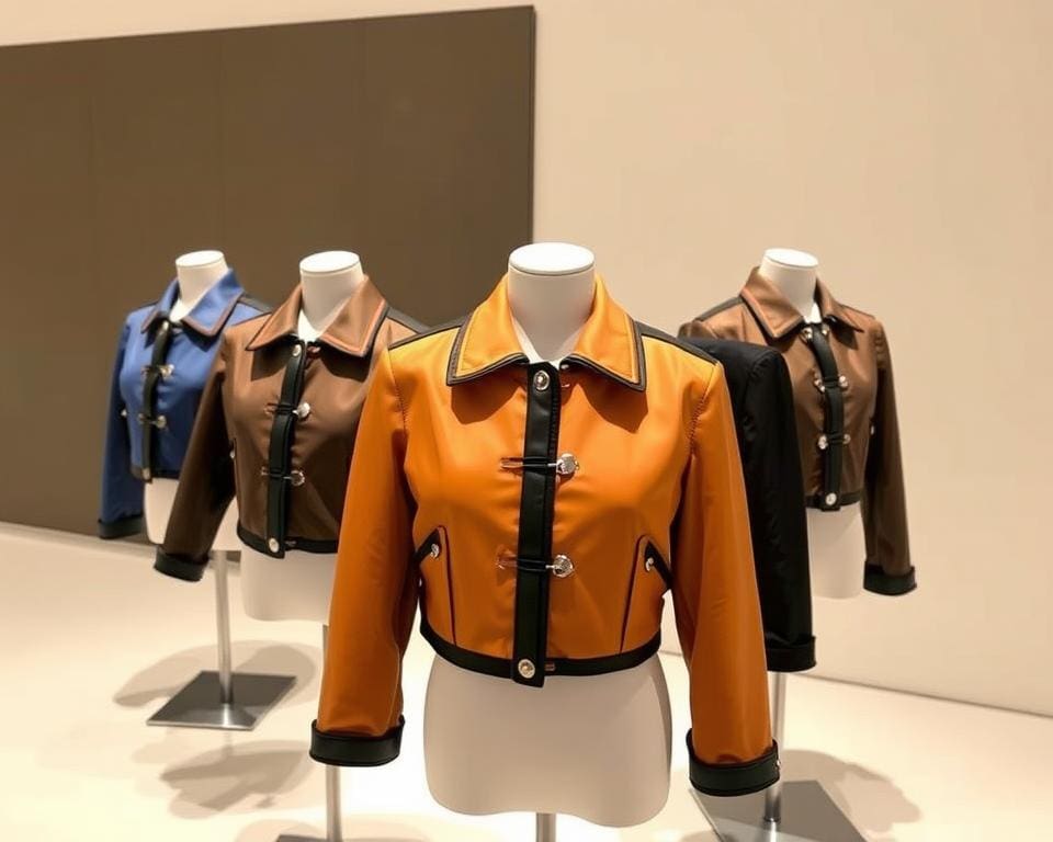 Fendi cropped jackets: Gedurfd en stijlvol