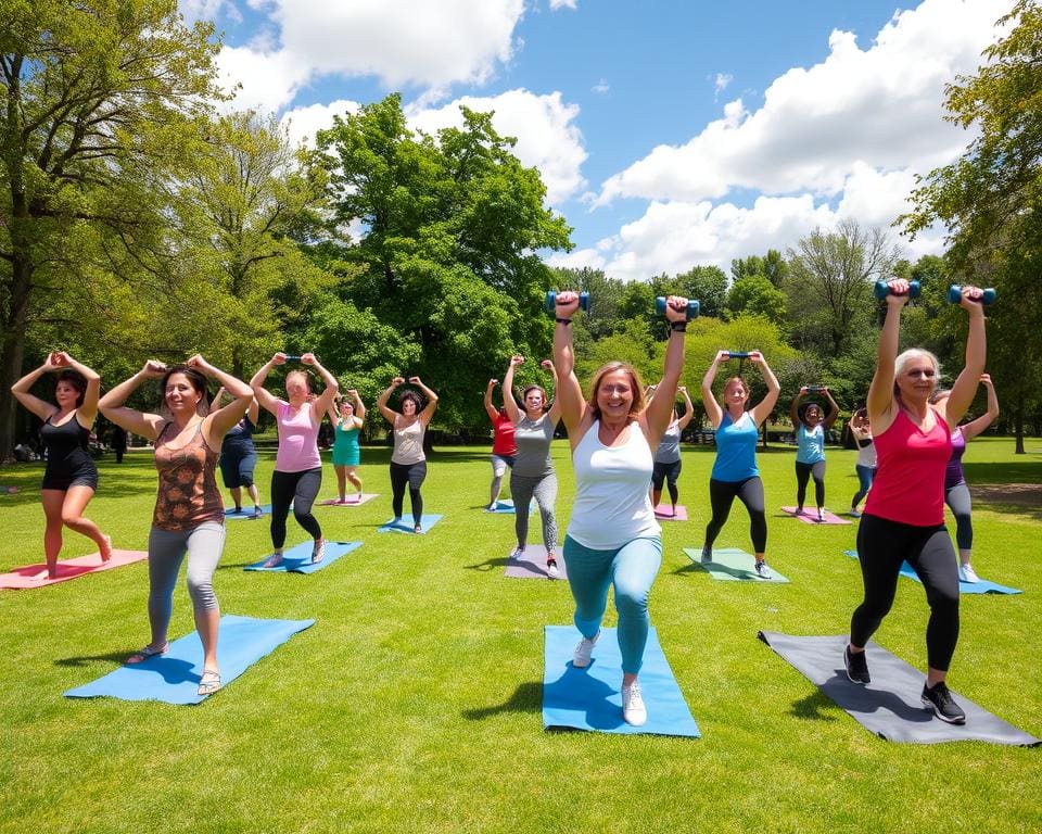 Fitnessgroepen: trainen met vrienden voor meer plezier
