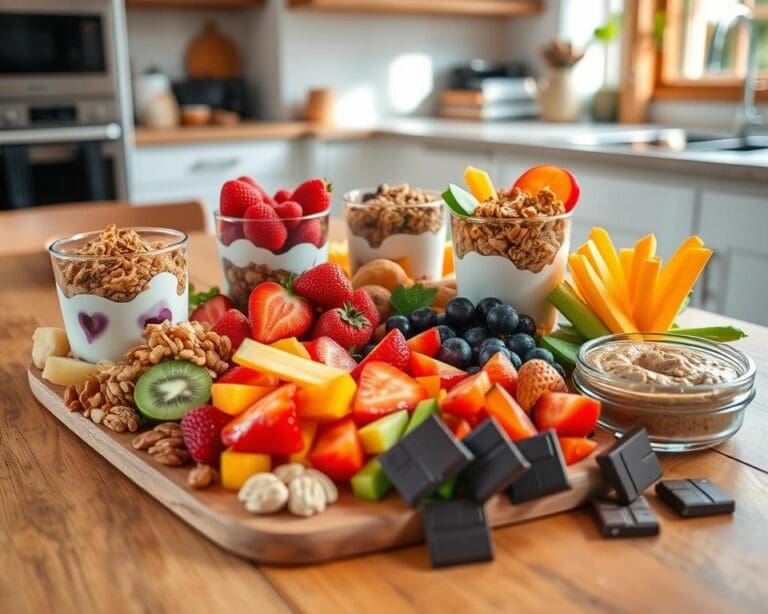 Gezonde snackideeën voor drukke dagen