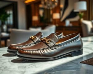 Gucci leren loafers: Voor een relaxte en stijlvolle look
