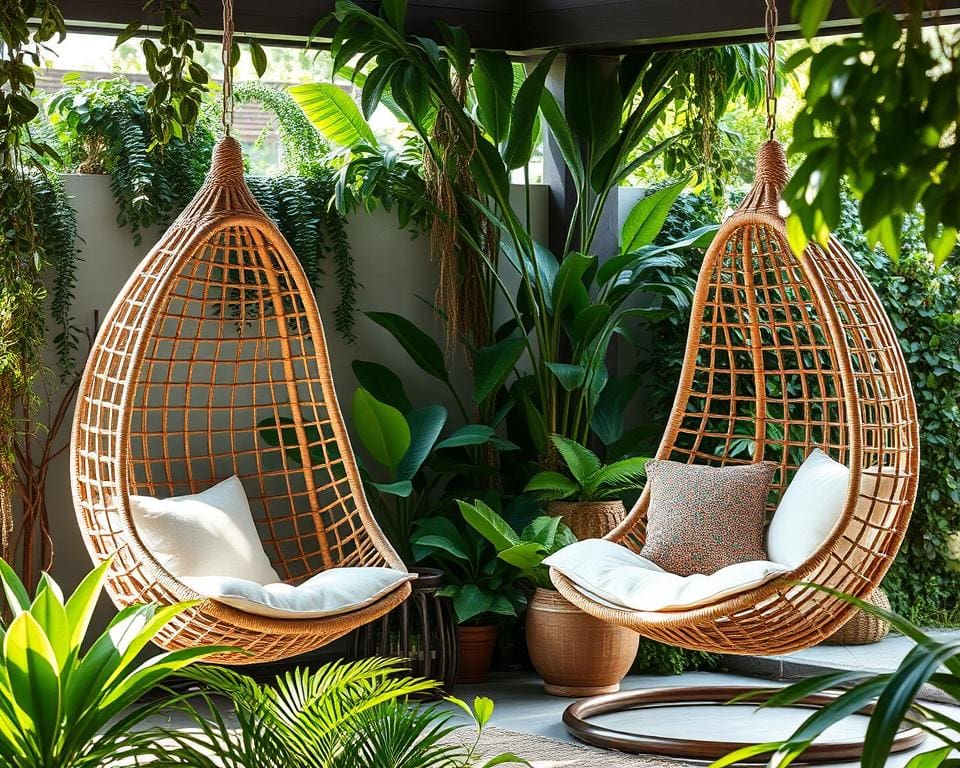 Hangstoelen voor ultiem ontspannen in huis of tuin