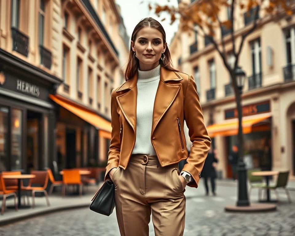 Hermès cropped jackets: Voor een Parijse casual look
