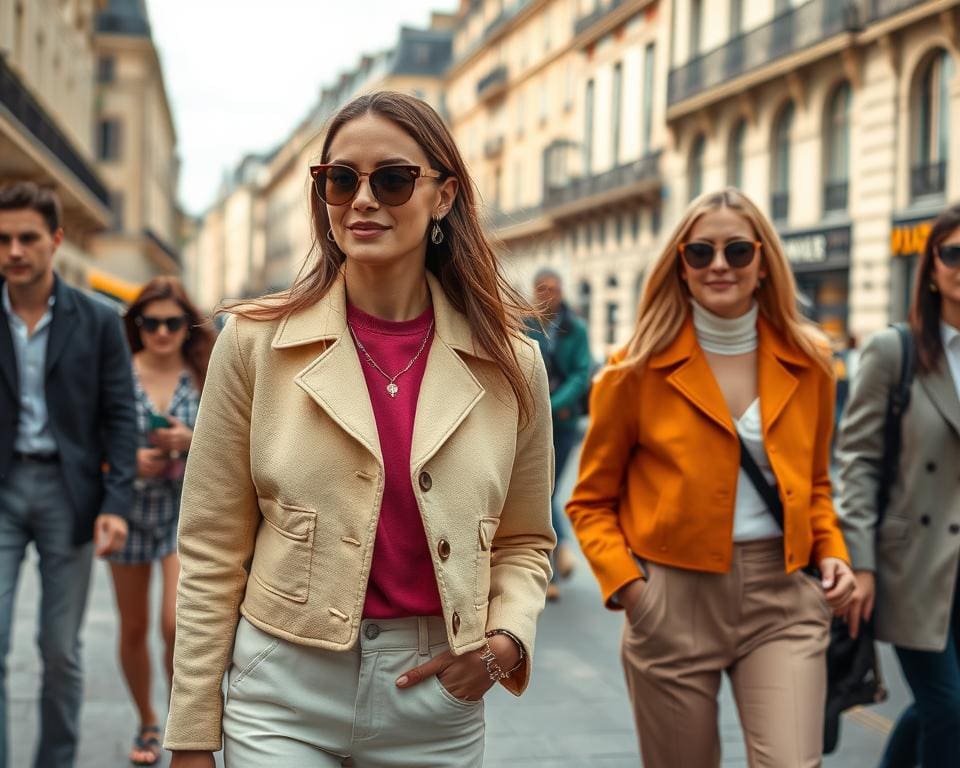 Hermès cropped jackets voor een Parijse casual look