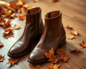 Hermès leren enkellaarzen: Tijdloze klasse voor elk seizoen