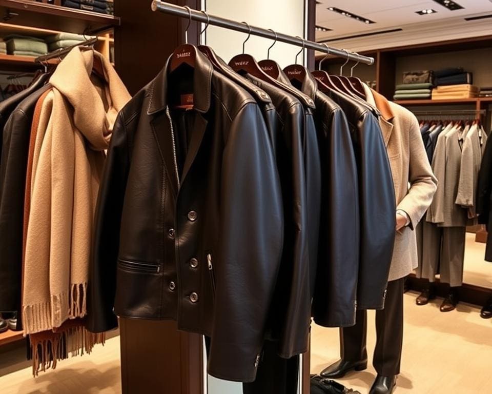 Hermès leren jassen met stylish winter clothing