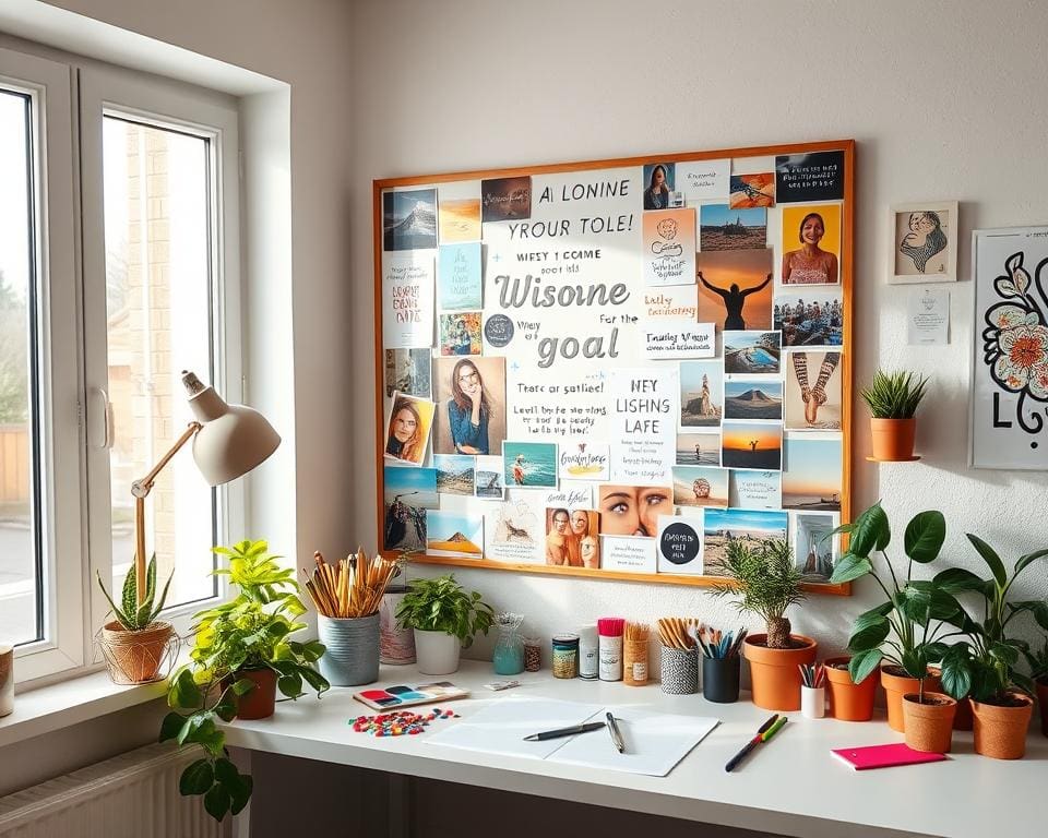Hoe creëer je een persoonlijke vision board?