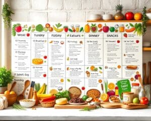 Hoe maak je een effectief weekmenu