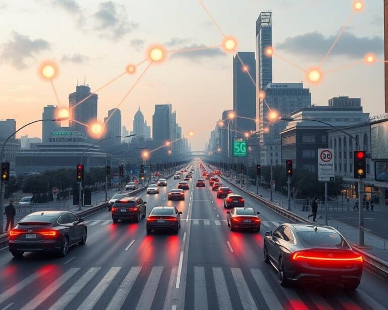 Hoe verbetert 5G de communicatie tussen autonome voertuigen?