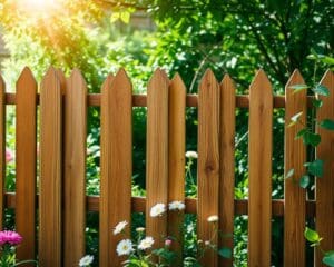 Houten schutting: natuurlijke uitstraling in de tuin