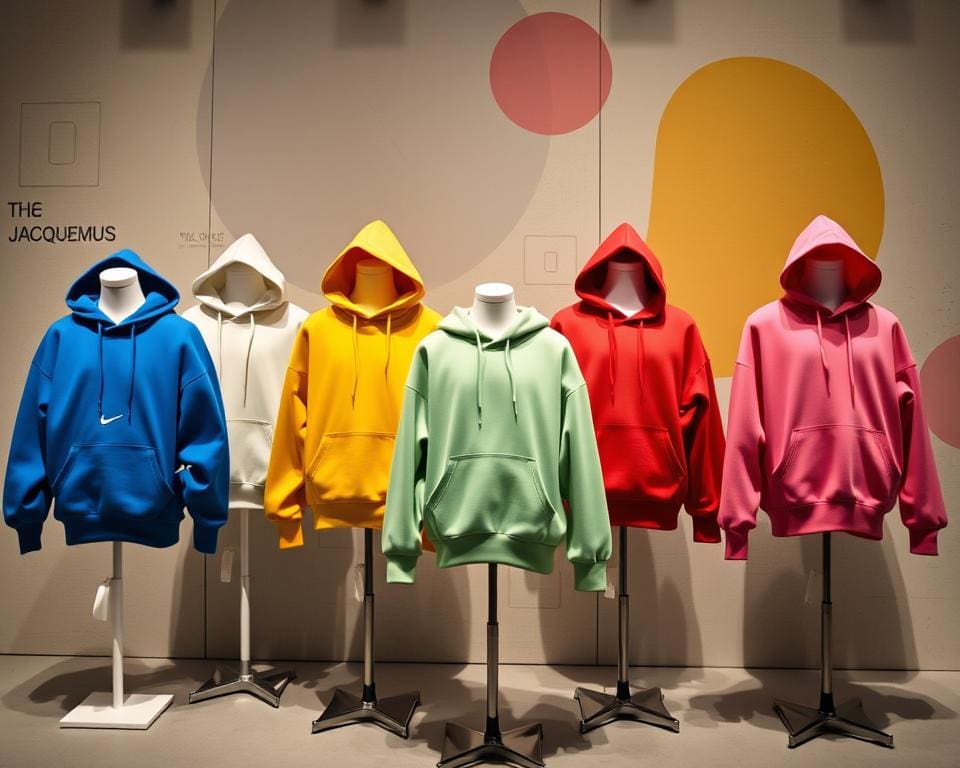 Jacquemus oversized hoodies: Voor een speelse en moderne stijl