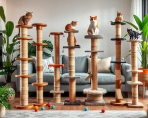 Kattenkrabpalen voor tevreden en actieve huisdieren