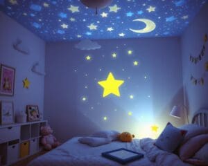 Kinderlampen met een sterren- en maanmodus