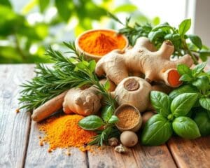 Koken met ontstekingsremmende kruiden