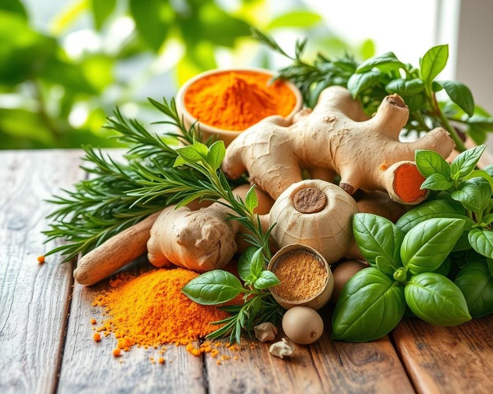 Koken met ontstekingsremmende kruiden