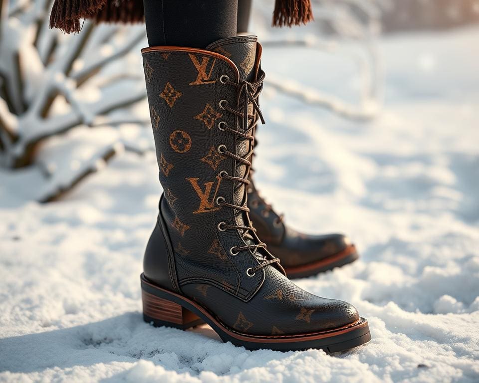 Louis Vuitton laarzen: Voor een gedurfde en iconische winterlook