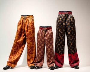 Louis Vuitton oversized pantalons: Comfort en stijl gecombineerd