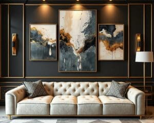 Luxe wanddecoratie: geef je muren een kunstzinnige look