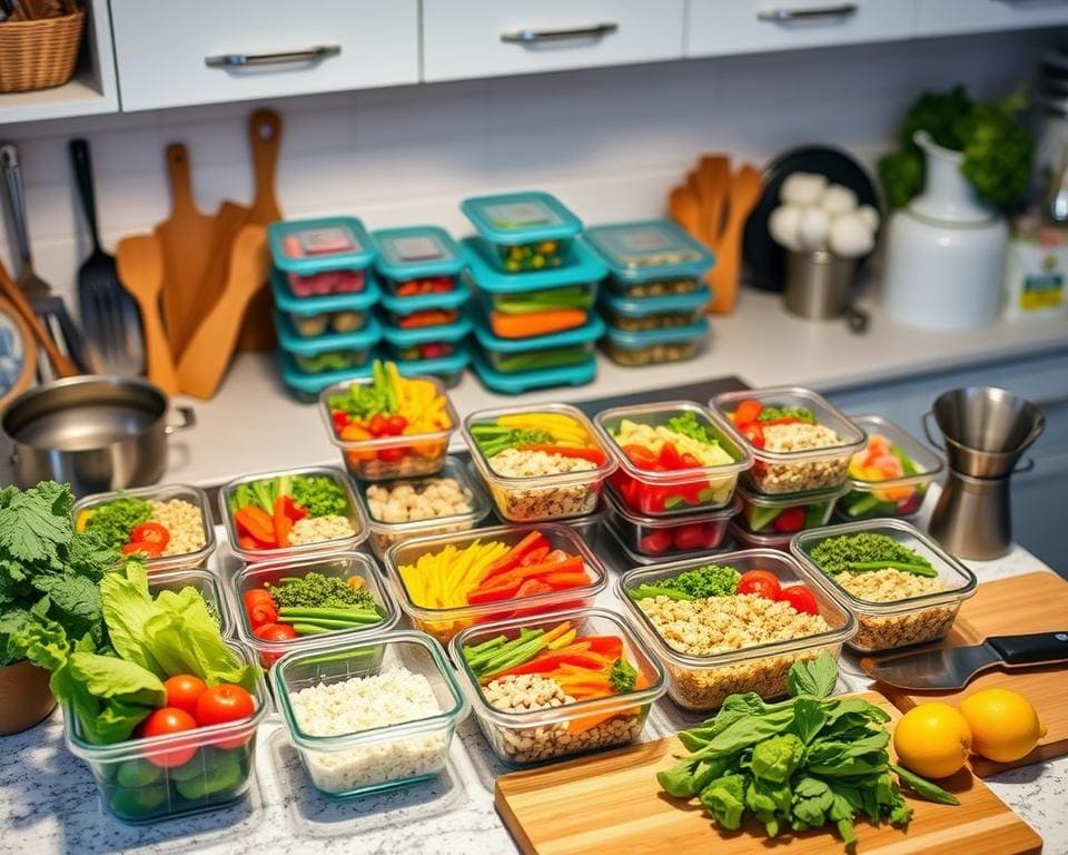 Meal prepping voor een drukke werkweek