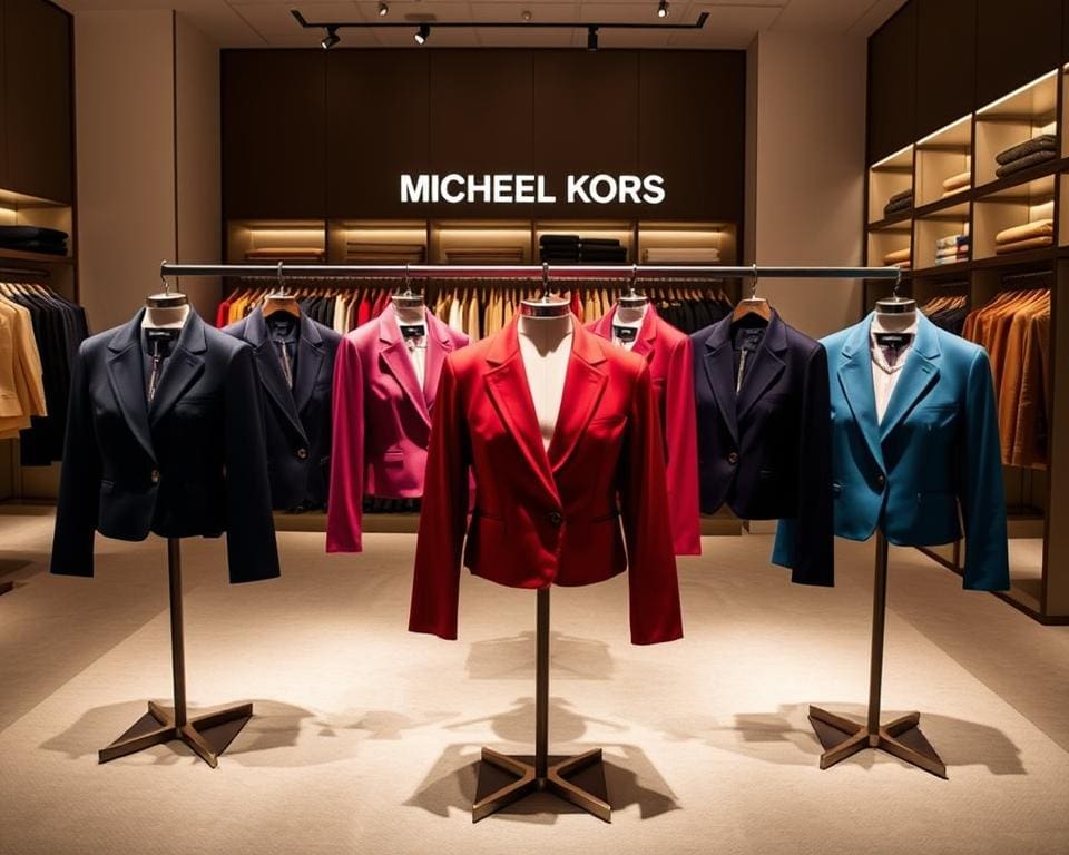 Michael Kors cropped blazers: Voor een verfijnde uitstraling