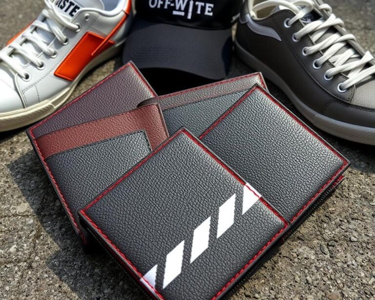 Off-White leren portefeuilles: Voor een streetwear twist