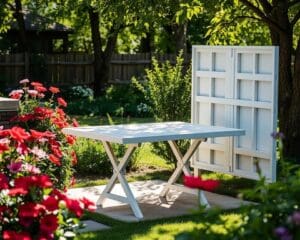 Opklapbare tuintafel: flexibel voor buitengebruik