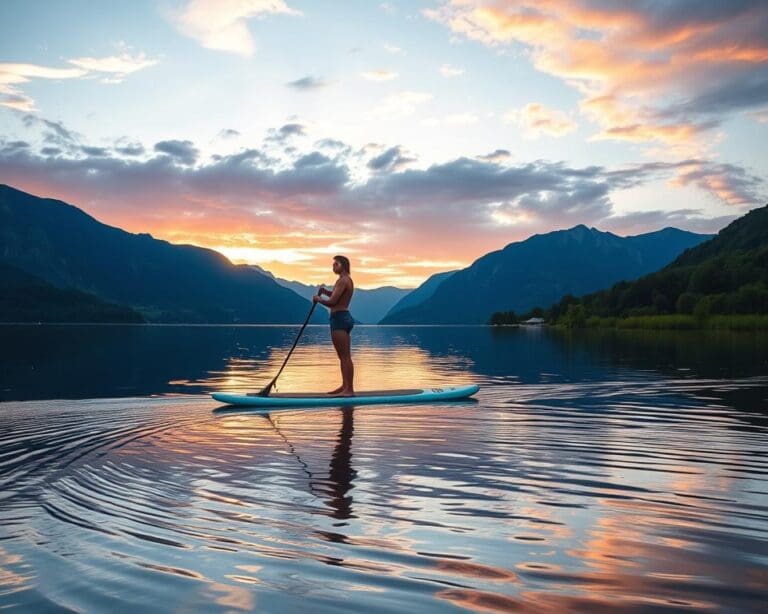 Paddleboarding voor een sterke core