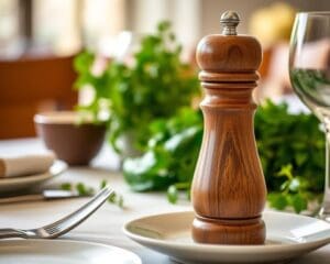 Peper- en zoutmolens voor verse smaak aan tafel