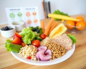 Porties leren inschatten voor een gezond dieet