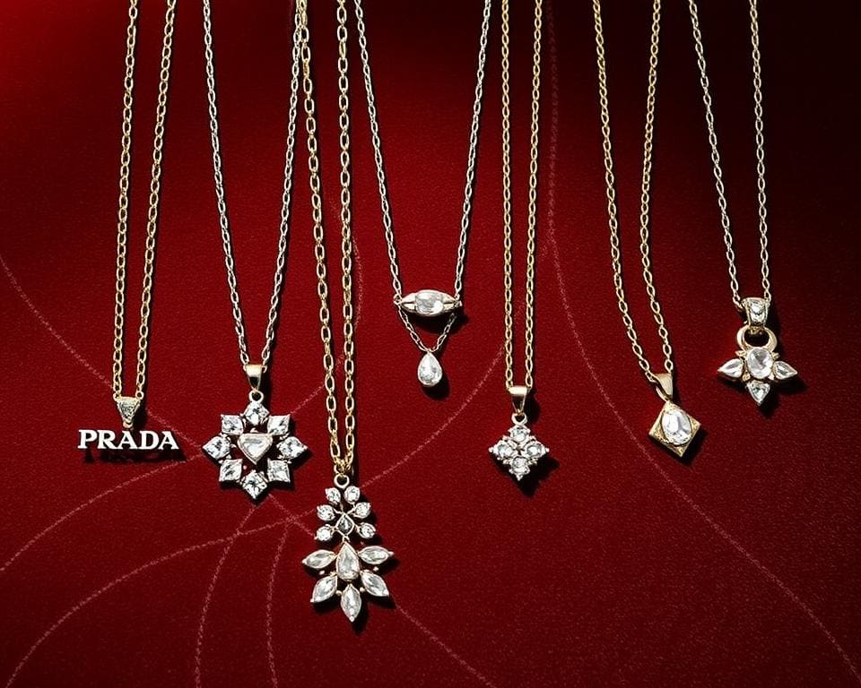 Prada kettingen: Voor een subtiele en elegante touch