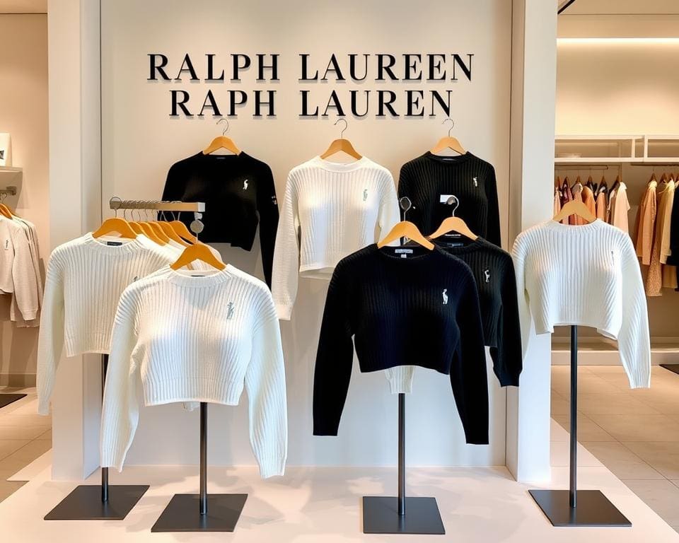 Ralph Lauren cropped sweaters: Klassiek met een moderne twist