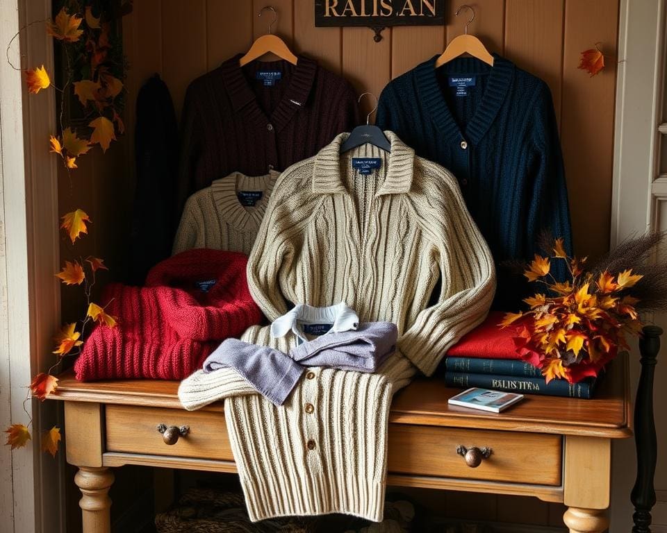 Ralph Lauren gebreide truien: Klassieke warmte met flair