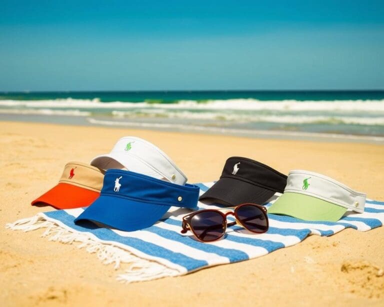 Ralph Lauren visors: Voor een klassieke strandstijl