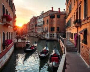Reizen door de iconische straten van Venetië