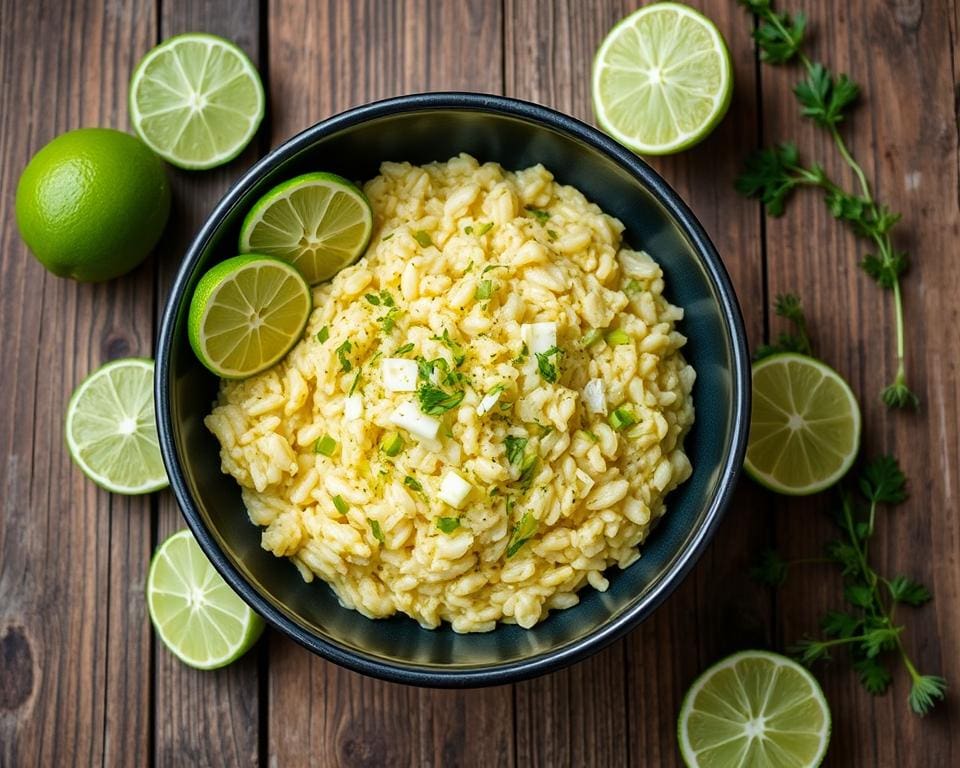 Risotto met venkel en een vleugje limoen