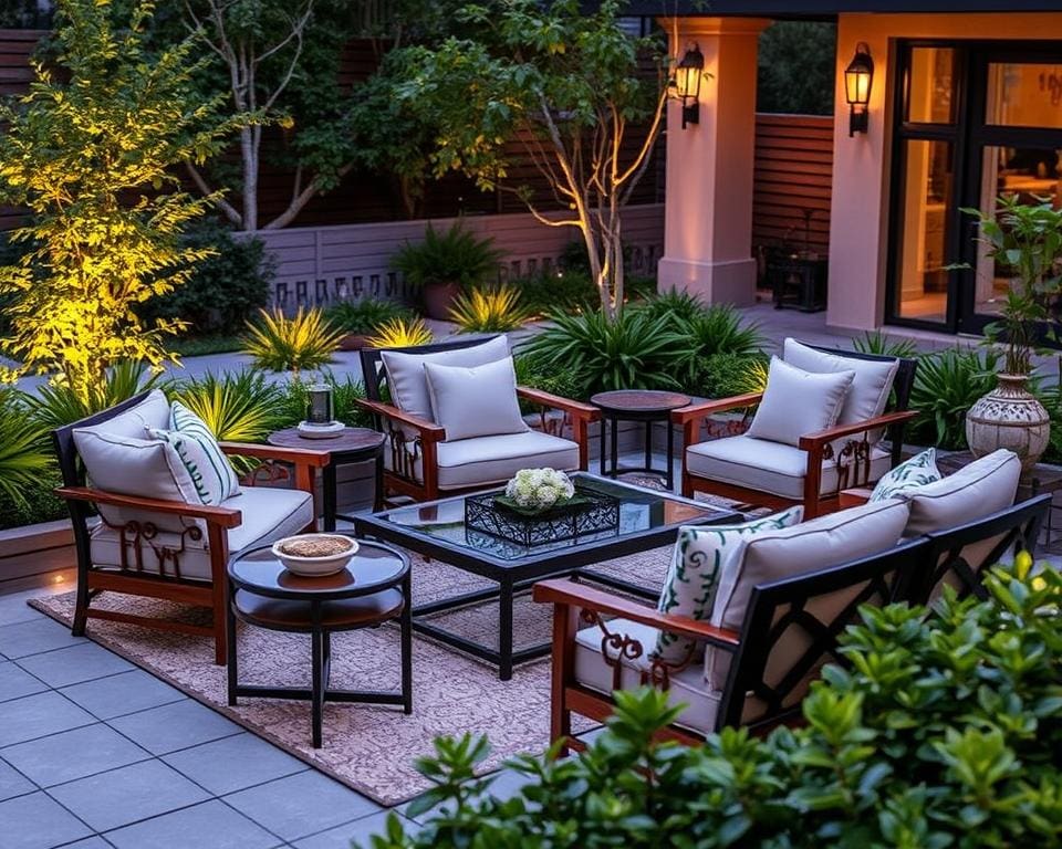 Terrasmeubilair dat Comfort en Luxe Combineert