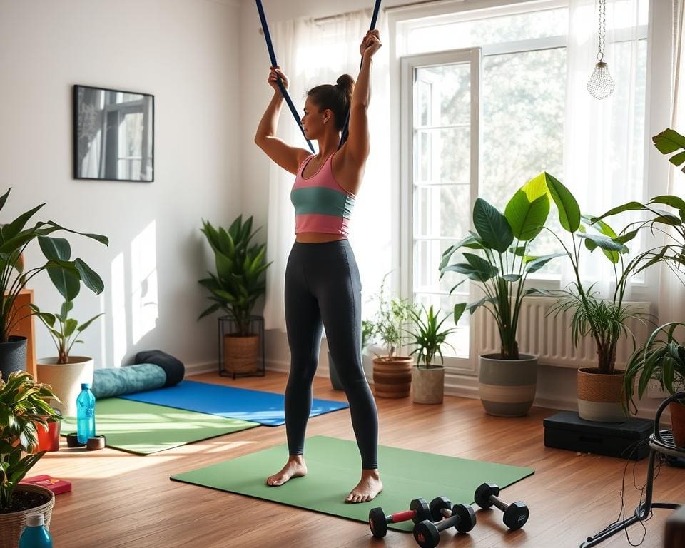 Thuis trainen met weerstandsbanden: een gids