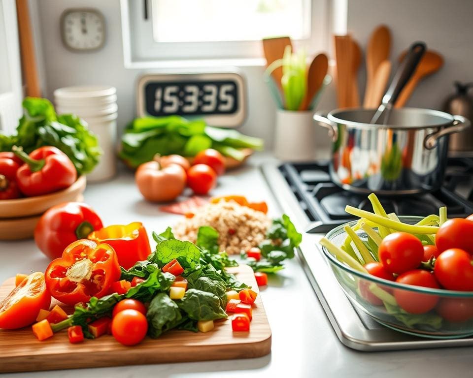 Tijd besparen in de keuken met gezonde gerechten