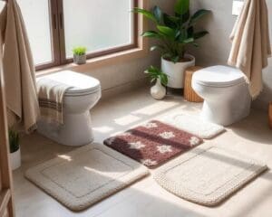 Toiletmatten voor comfort en stijl in de badkamer