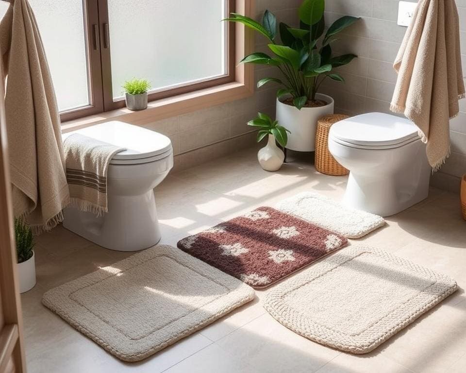 Toiletmatten voor comfort en stijl in de badkamer