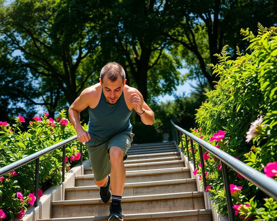 Uithoudingsvermogen opbouwen met traplopen