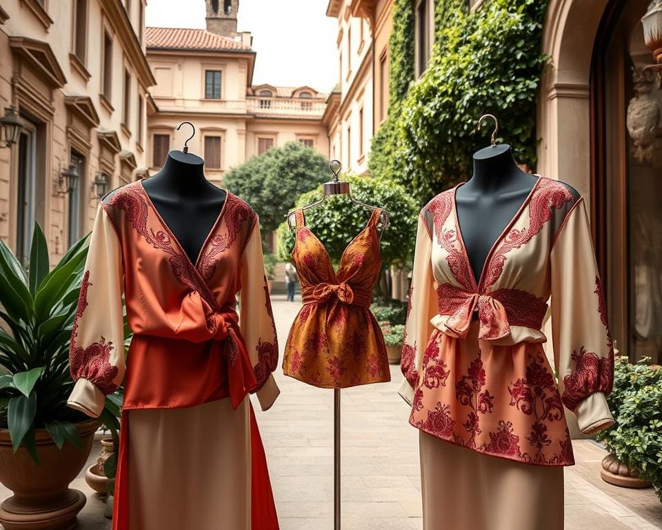 Valentino zijden tops: Voor een tijdloze Italiaanse stijl