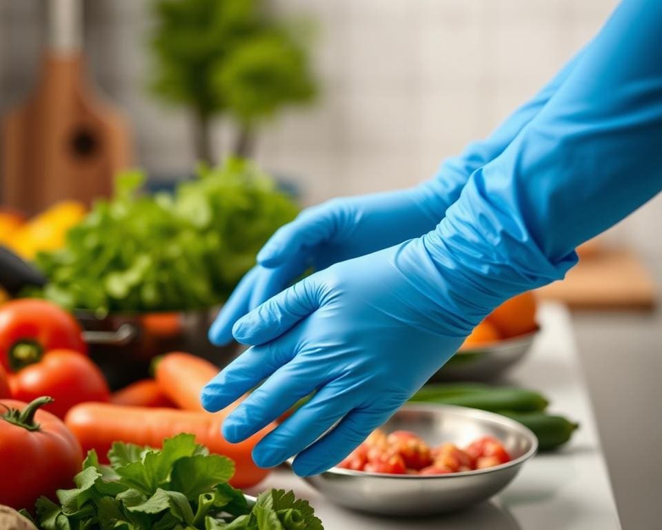 Zijn nitril handschoenen geschikt voor voedselbereiding?