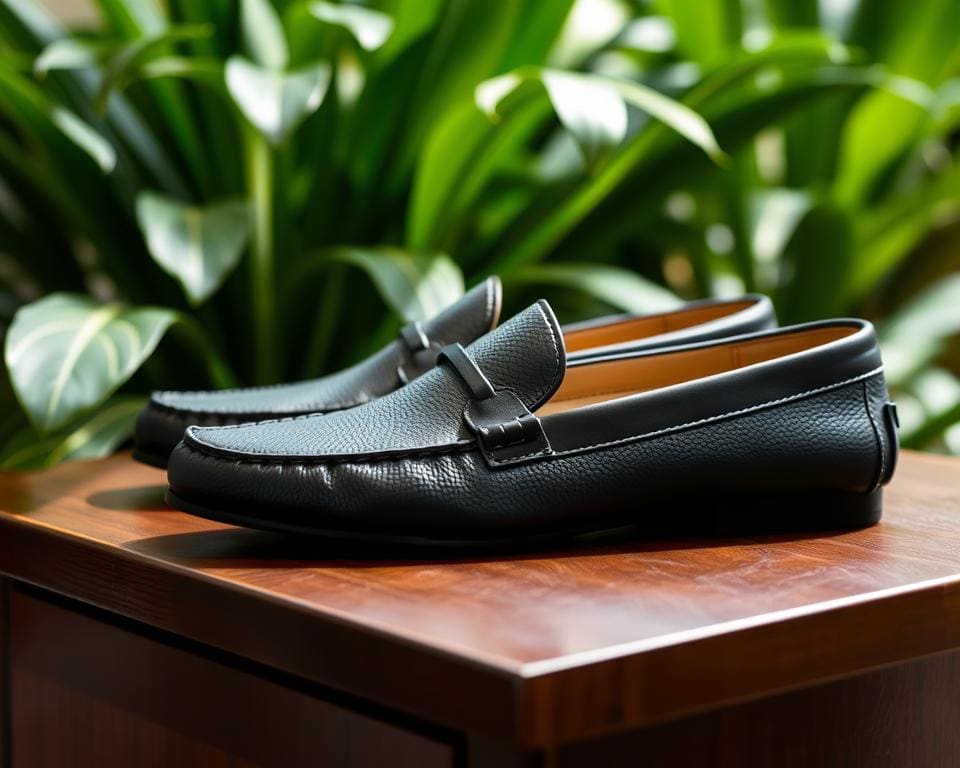 stijlvolle leren loafers