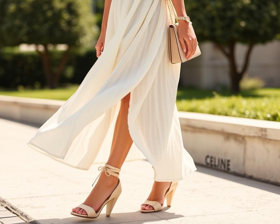 trendy zomer looks met Celine sandalen