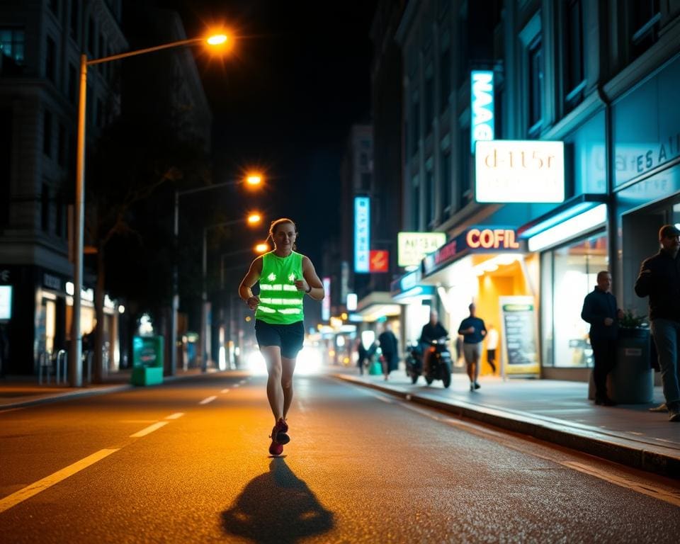 veilig hardlopen met reflecterende kleding