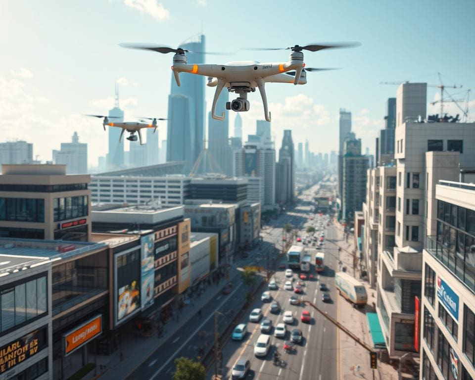 vervanging van transportmiddelen door drones